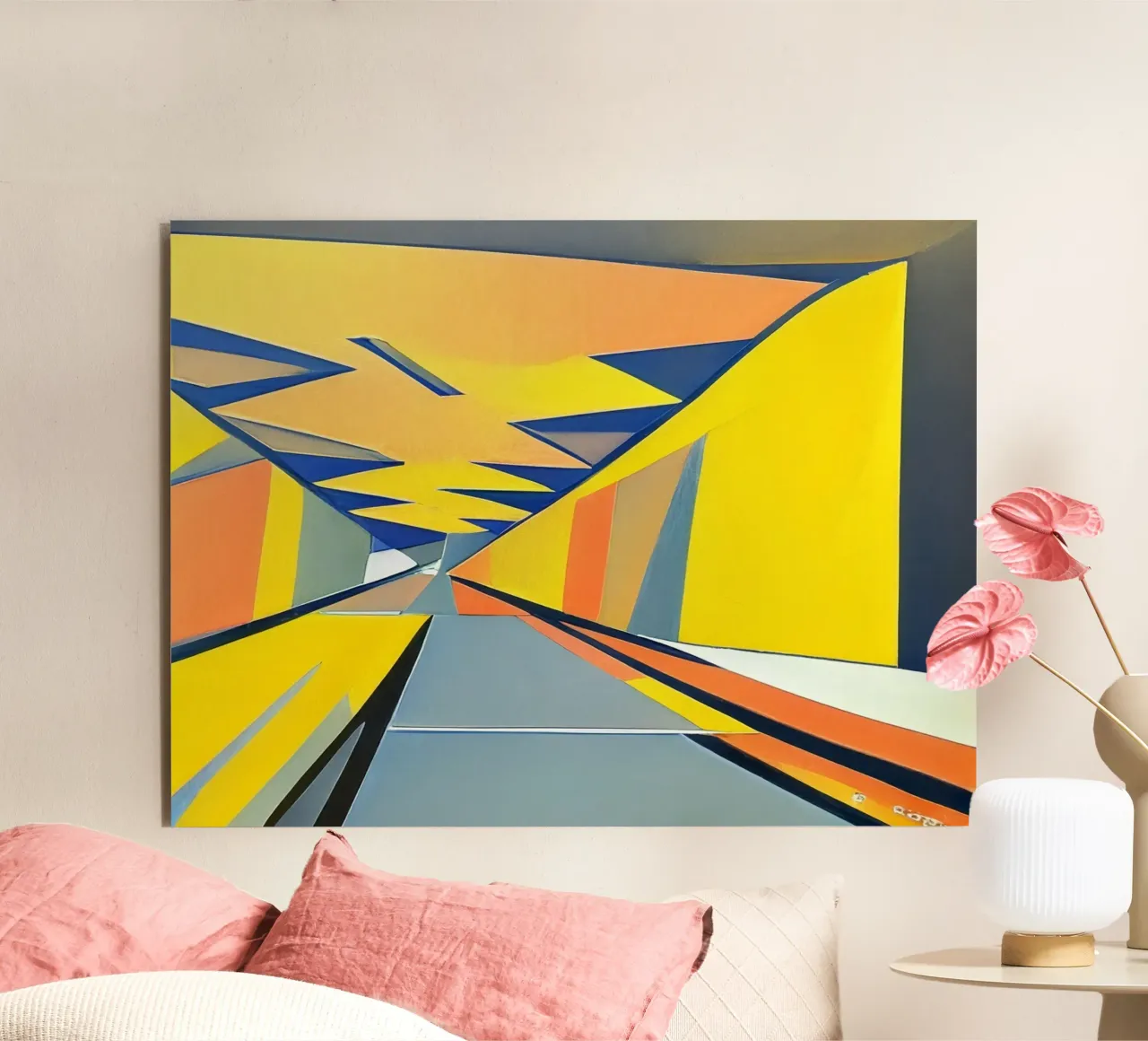 Nel tunnel_5 alluminio dibond da Abstract Art by LK