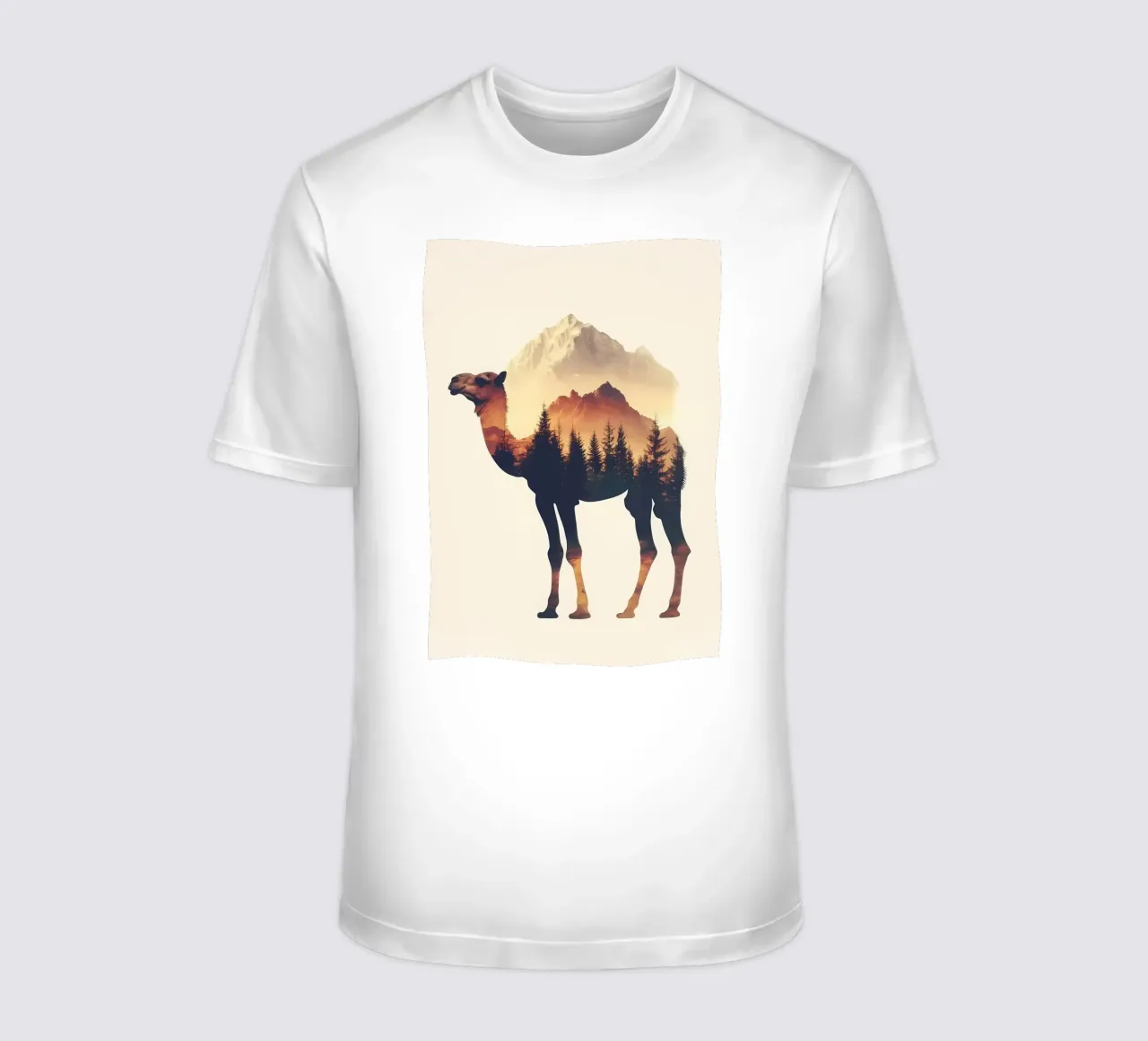 Kamelberg-Landschaft T-Shirt von Ginnery