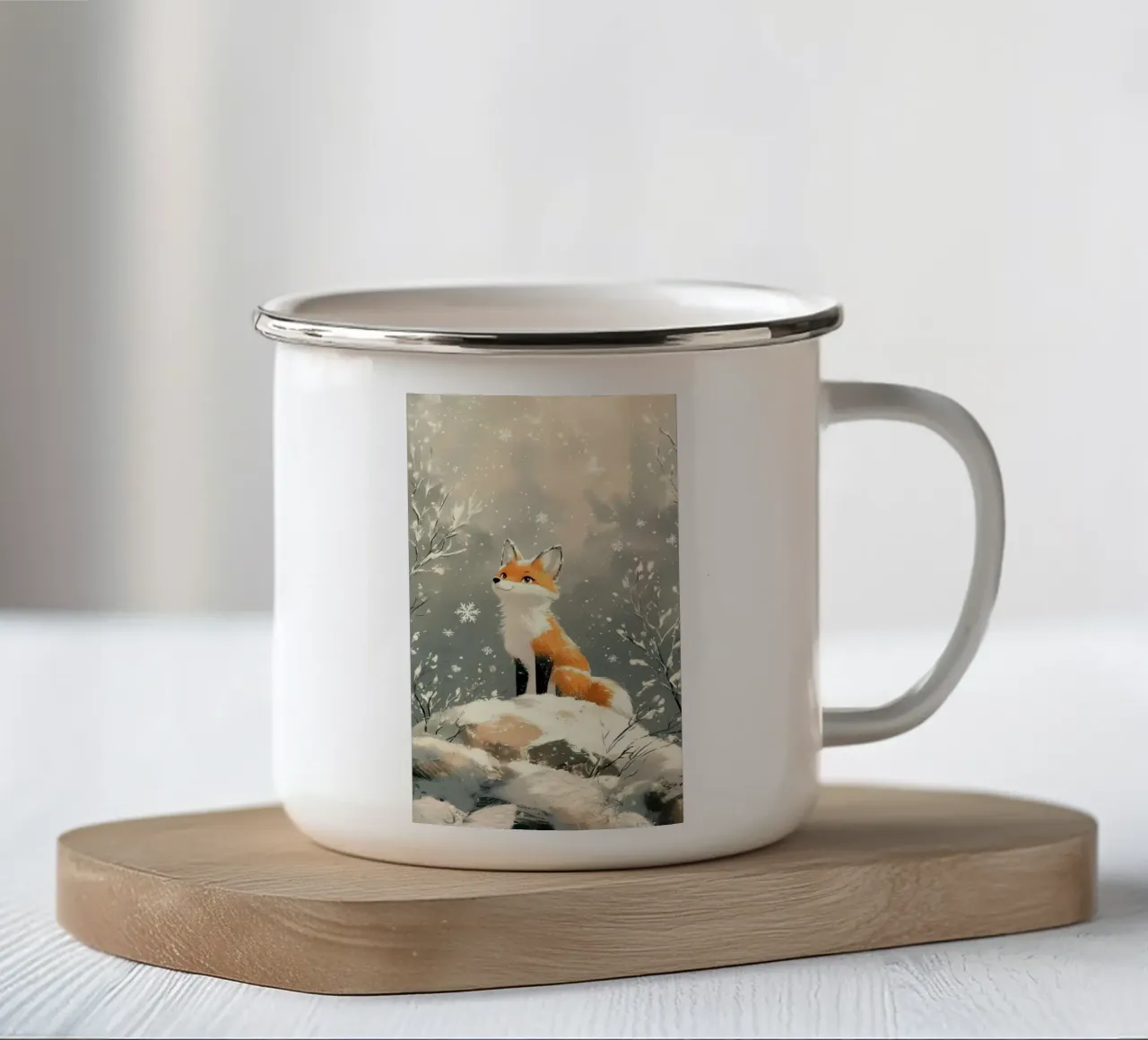 Poster minimalista 95 tazza in smalto da Kadynce