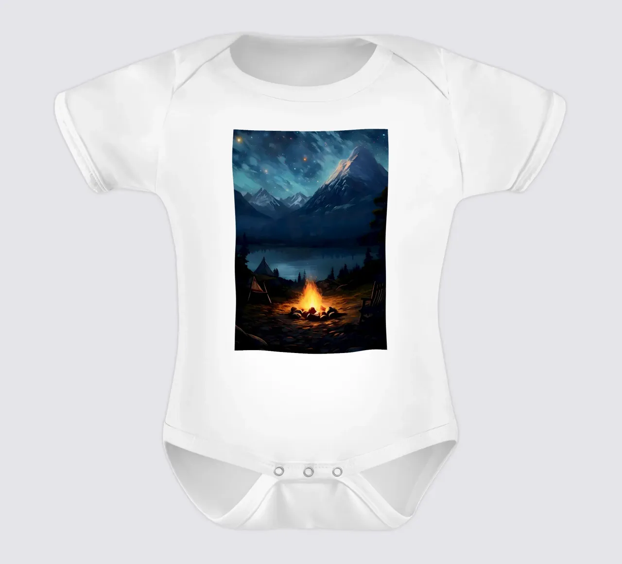 Poster short-sleeve baby romper by Mikesell