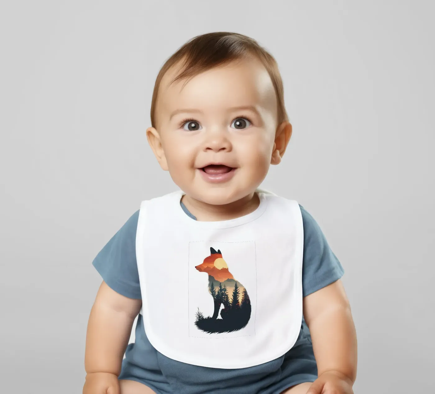 Poster baby slabbetje van Ginnery