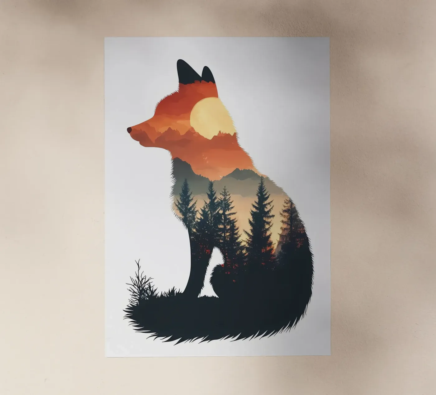 Poster backlit folie van Ginnery