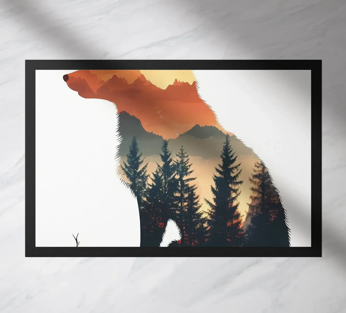 Poster doormat by Ginnery