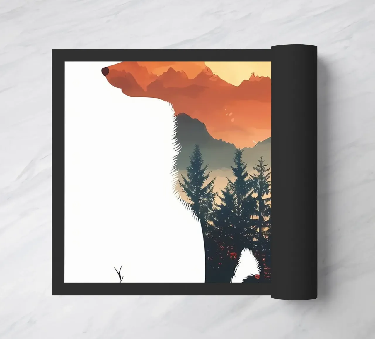 Poster doormat by Ginnery