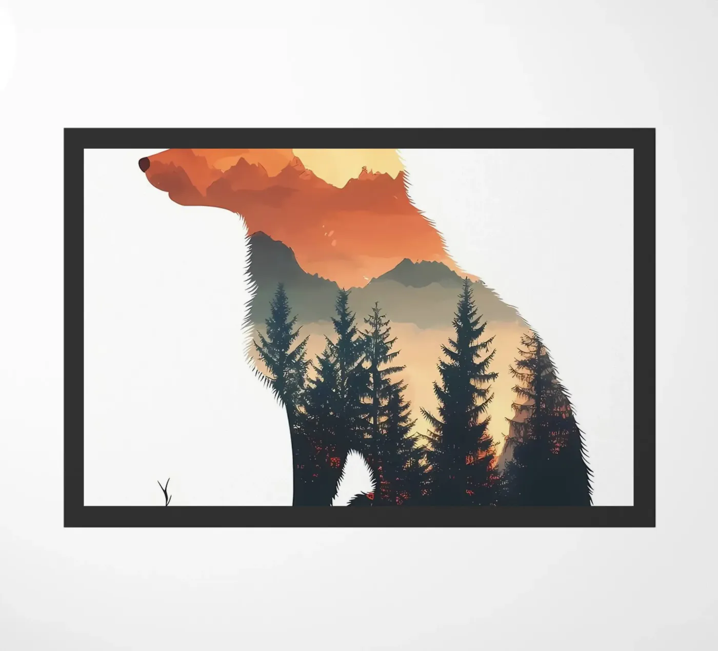 Poster doormat by Ginnery