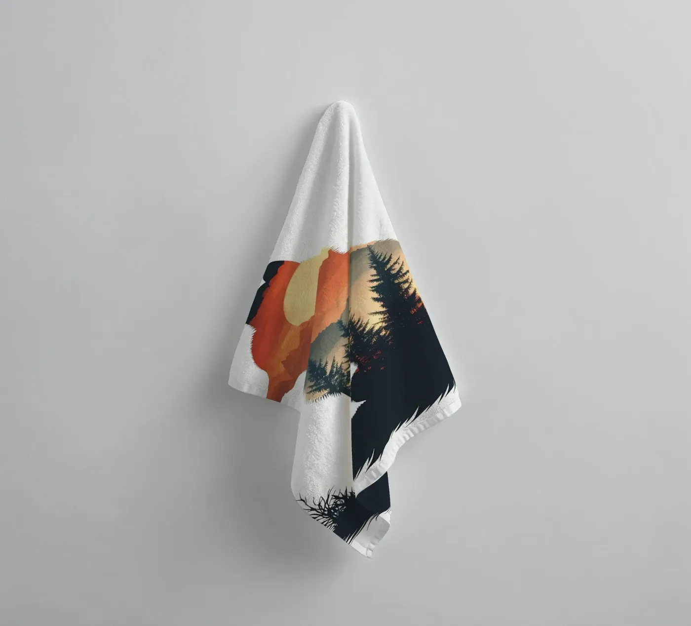 Poster badhanddoek van Ginnery