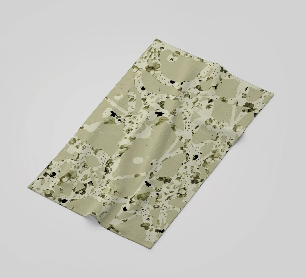 olive beach towel by Giulio Iurissevich