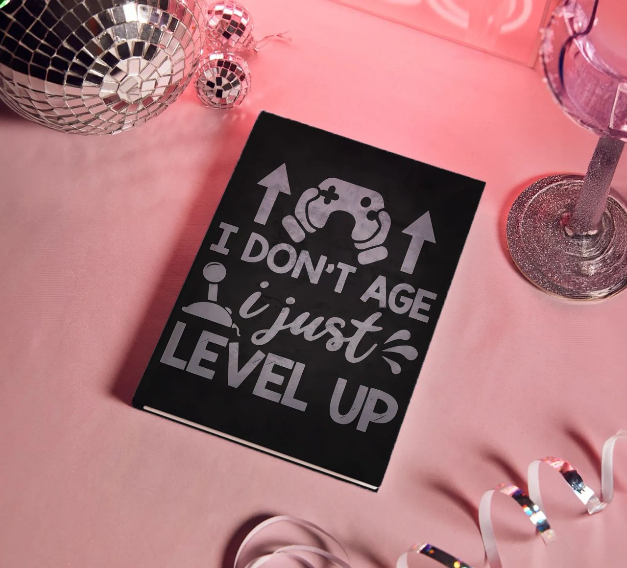 I Dont Age I Just Level Up notebook by Bassy