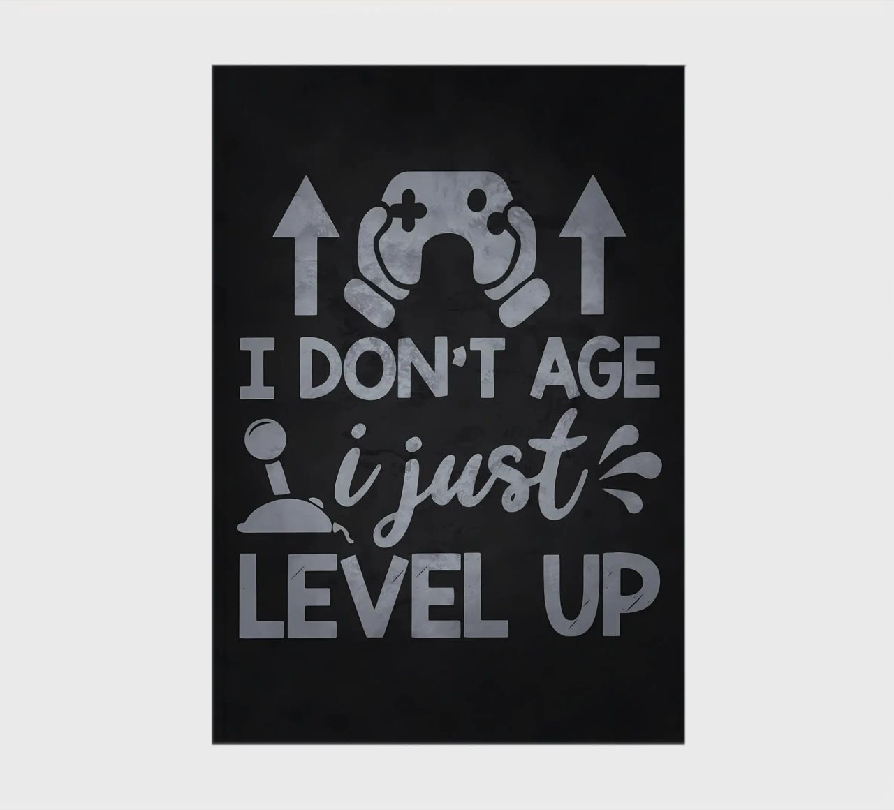 I Dont Age I Just Level Up notebook by Bassy