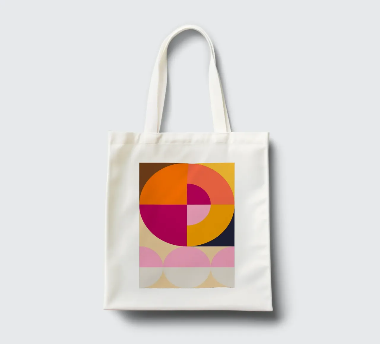 Spring Geometric borsa in juta da KHouse Studio