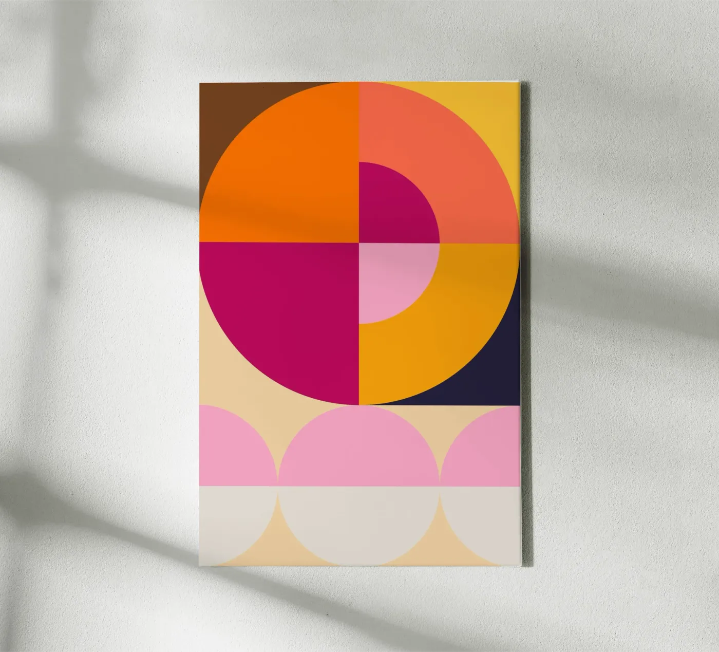 Spring Geometric canvas by KHouse Studio