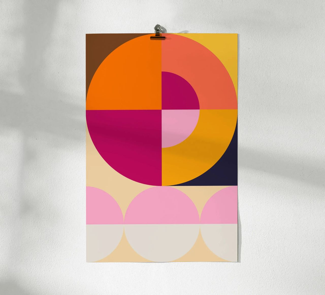 Spring Geometric carta hahnemühle da KHouse Studio