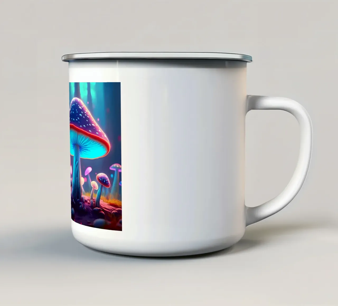 Fungo magico tazza in smalto da Delaplane