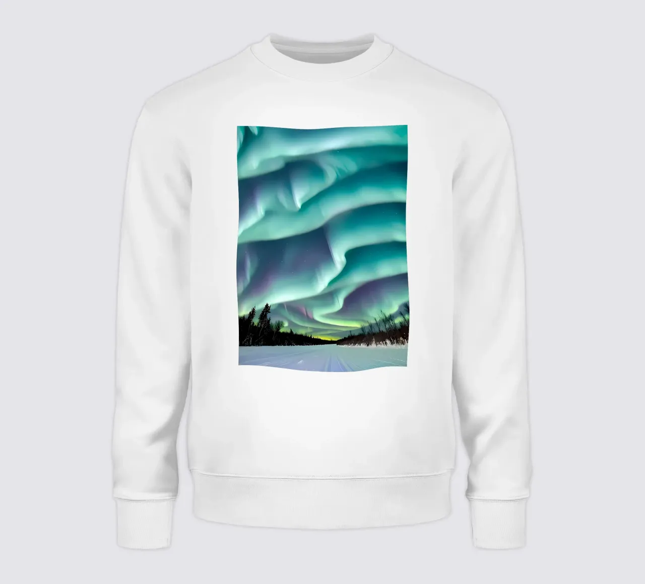 L'Aurora Boreale colorata felpa da Mikesell