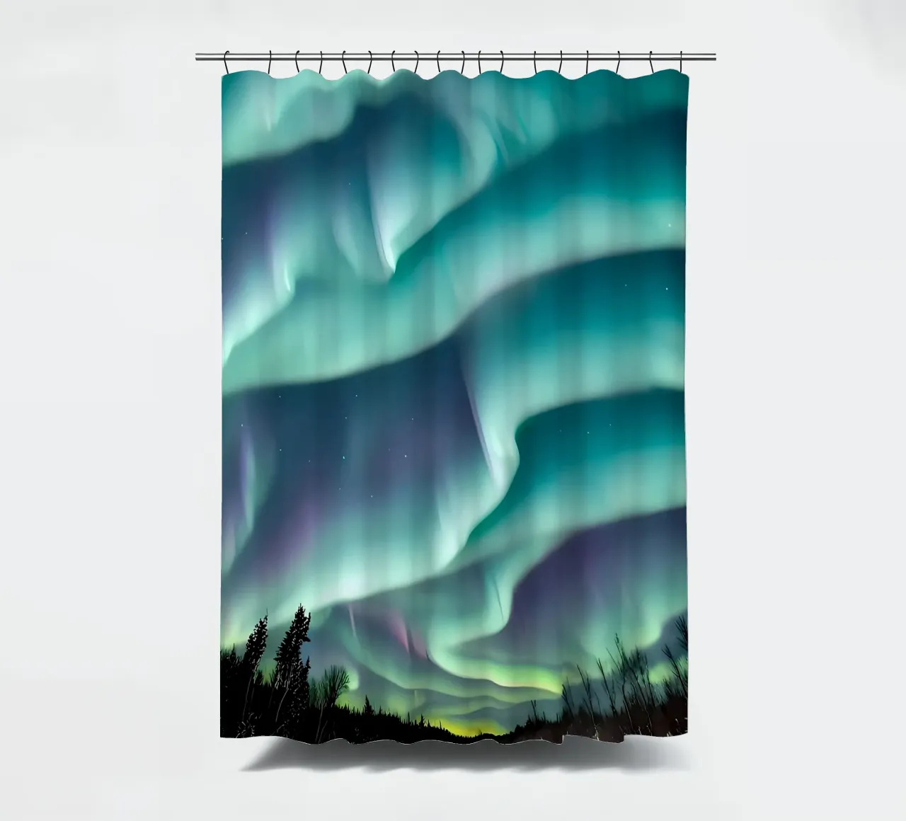 L'Aurora Boreale colorata tenda da doccia da Mikesell