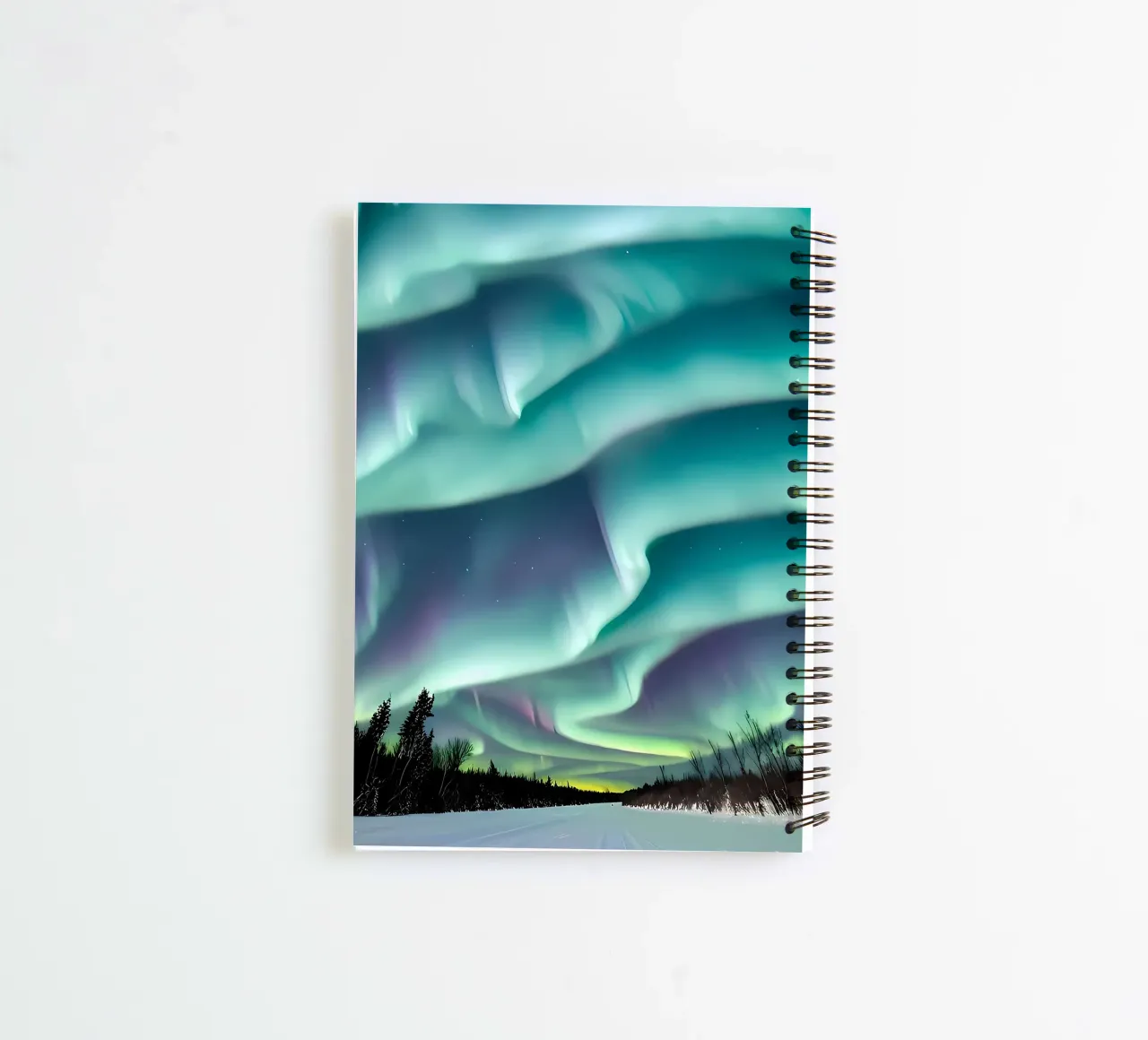 L'Aurora Boreale colorata diario ad anelli da Mikesell