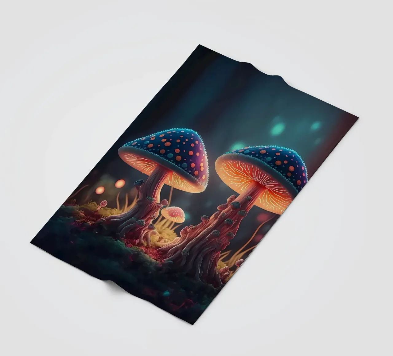 funghi di fantasia coperta in pile da Delaplane
