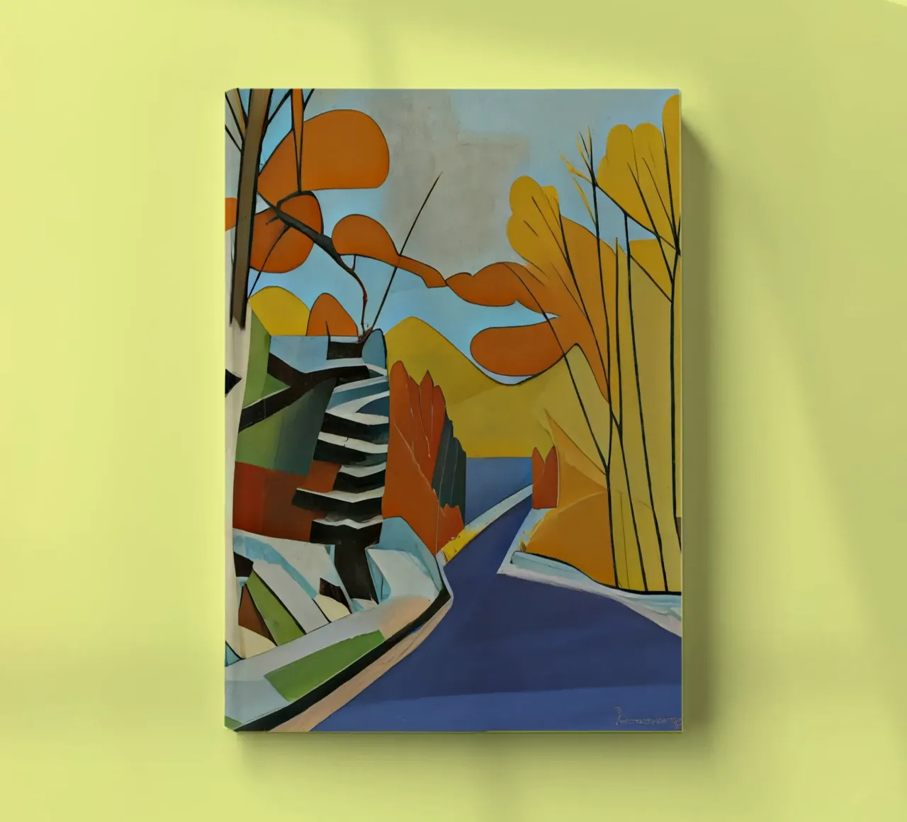 Excursion_nature_forest_path_3 notebook by Abstract Art by LK