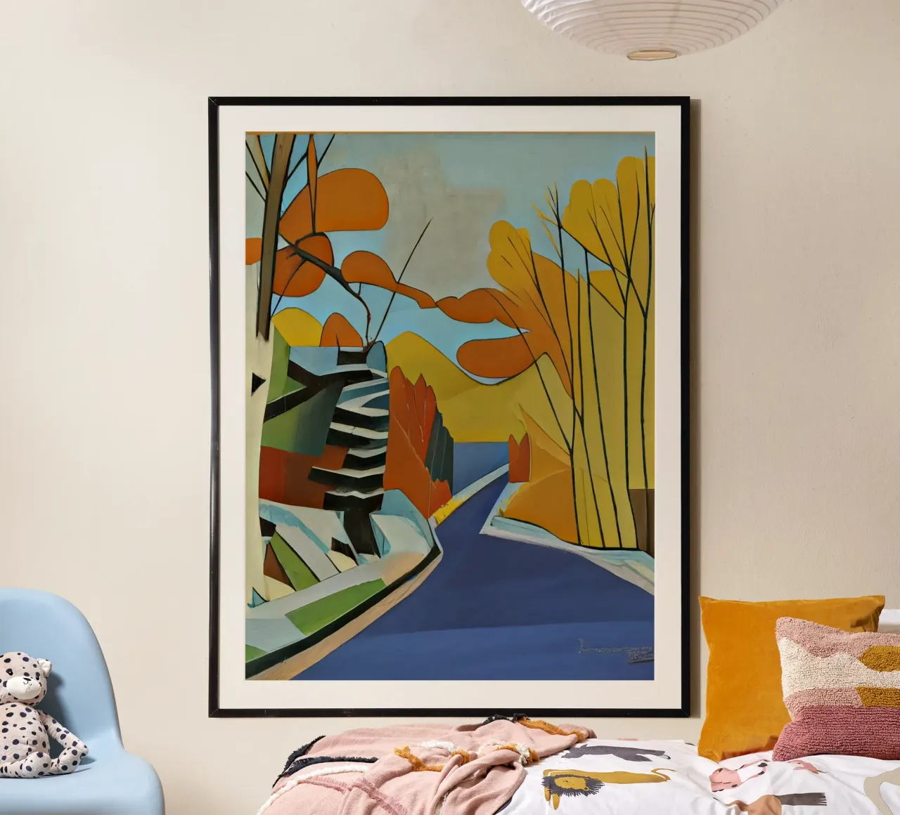 Excursion_nature_forest_path_3 hahnemühle by Abstract Art by LK