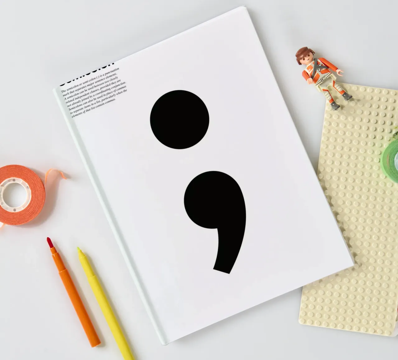 Semicolon notebook by LeDieg