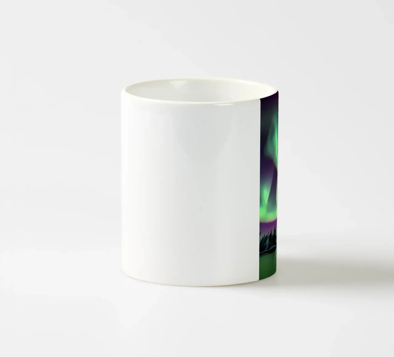 L'Aurora Boreale colorata tazza in ceramica da Mikesell