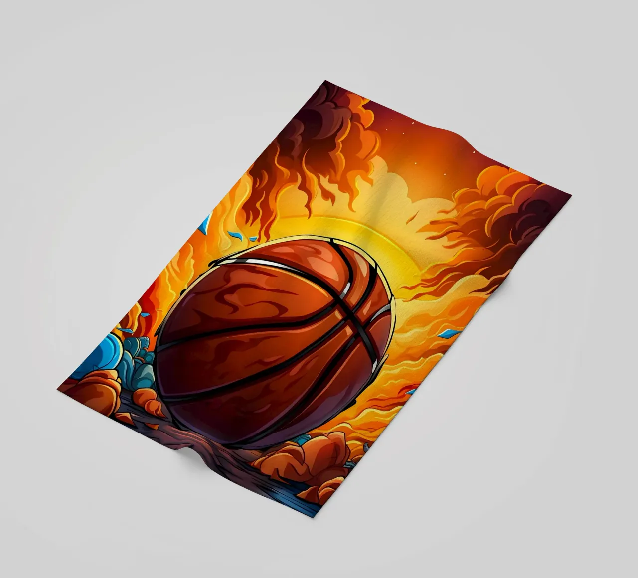 Basket colorato telo mare da Mikesell