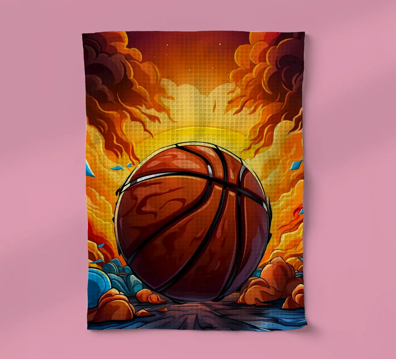 Basket colorato canovaccio da cucina da Mikesell