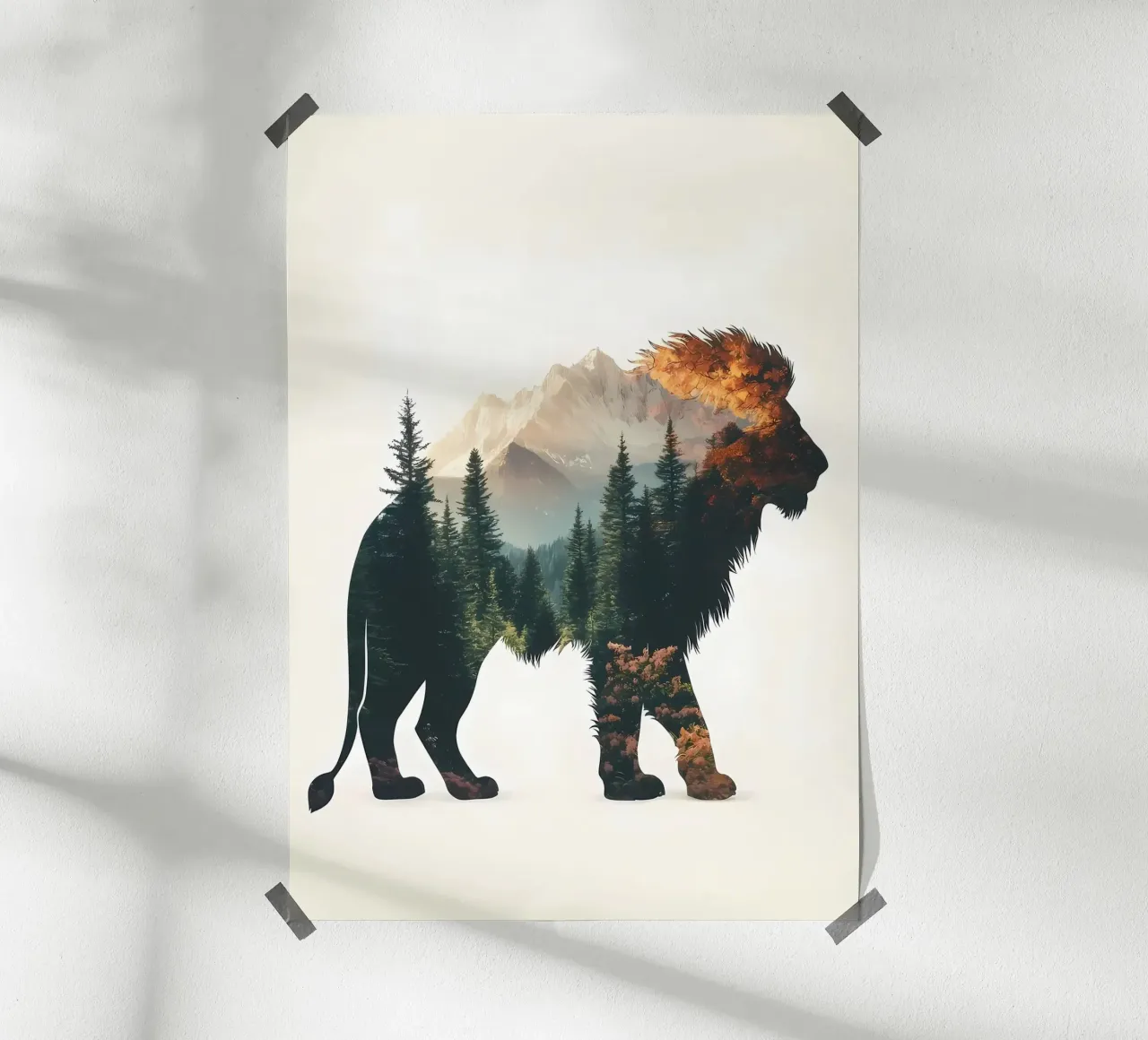 Paesaggio del Monte Leone poster da Ginnery