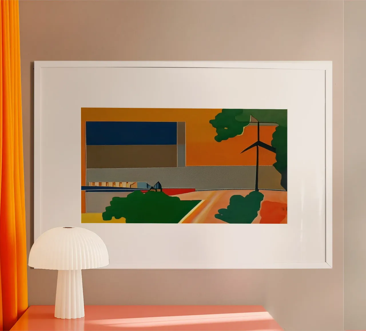 Excursion_landscape_16 poster by Abstract Art by LK