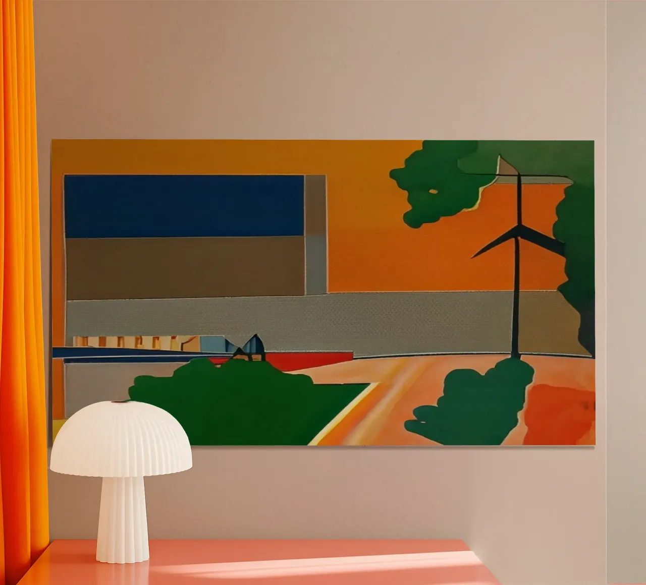 Excursion_landscape_16 poster by Abstract Art by LK