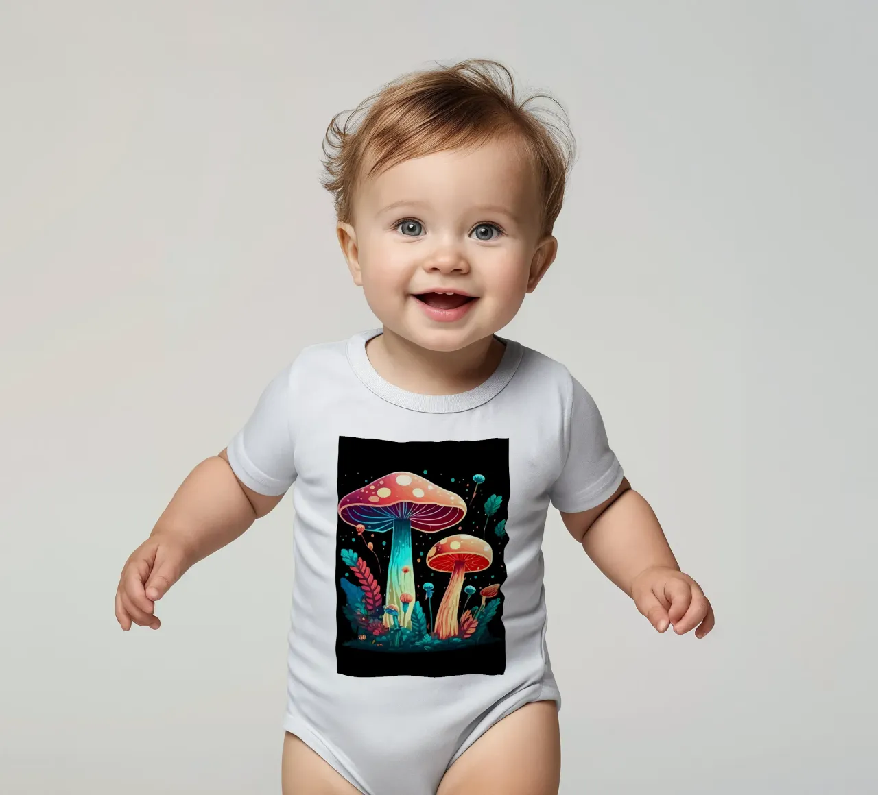 setas psicodélicas body de bebé de Delaplane