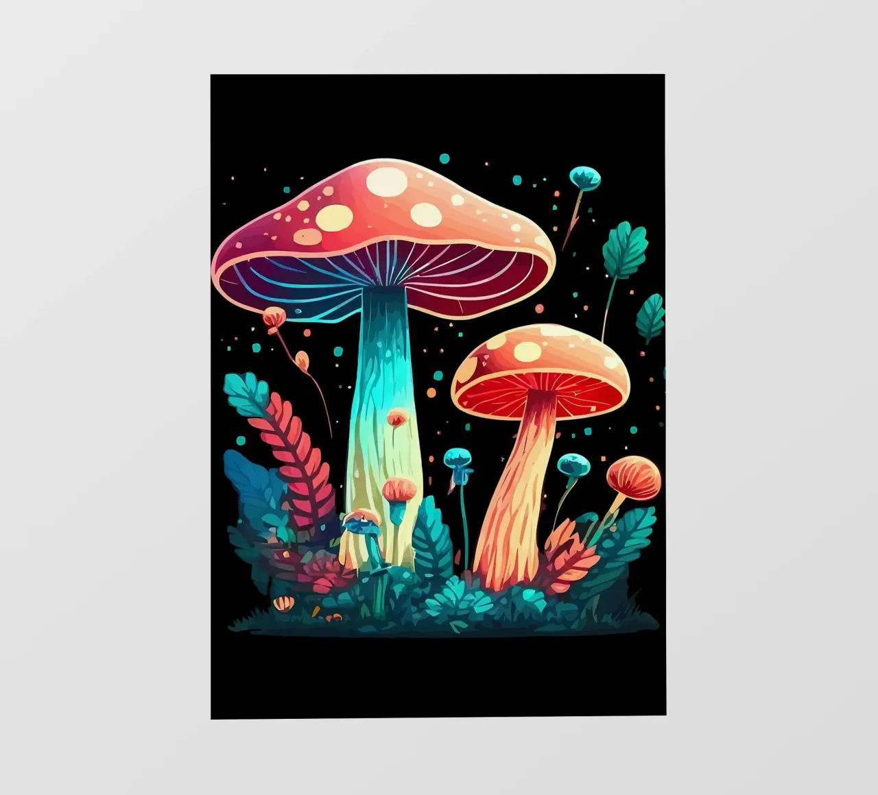 psychedelische Pilze Fototapete von Delaplane