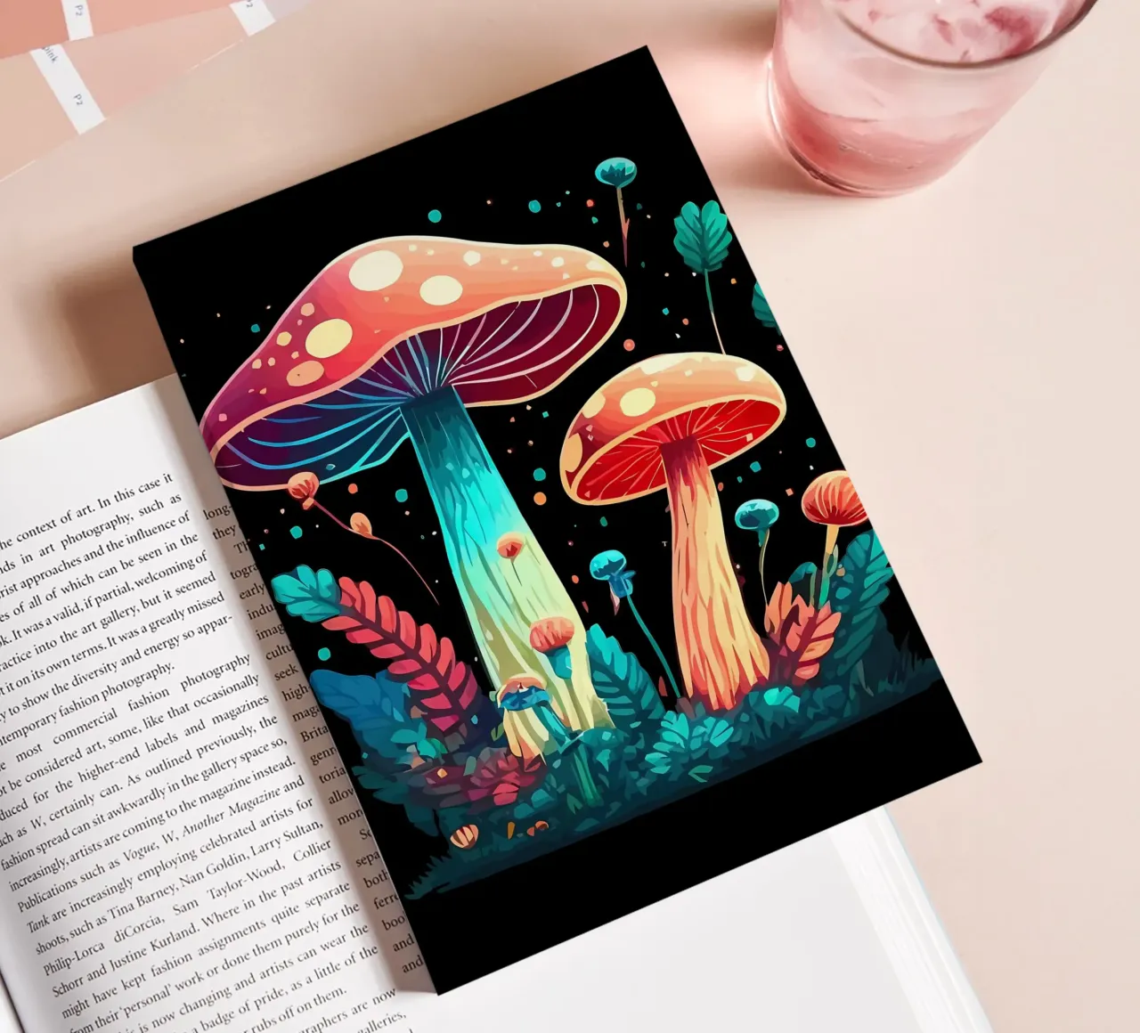 psychedelic mushrooms notebook by Delaplane