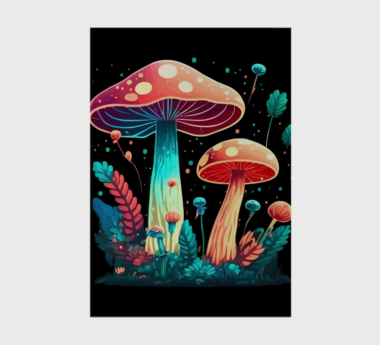psychedelic mushrooms notebook by Delaplane