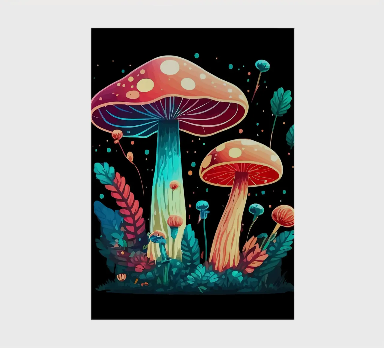 psychedelic mushrooms notebook by Delaplane
