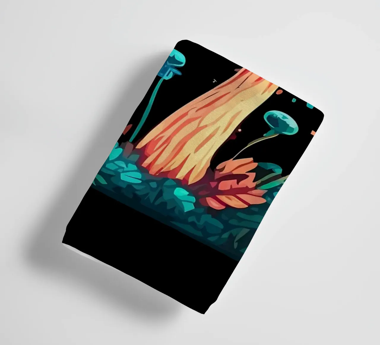 psychedelic mushrooms towel by Delaplane