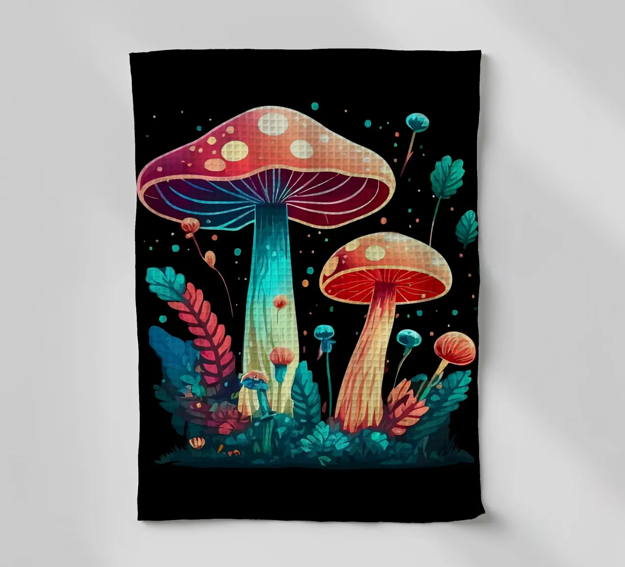 champignons psychédéliques torchon de Delaplane