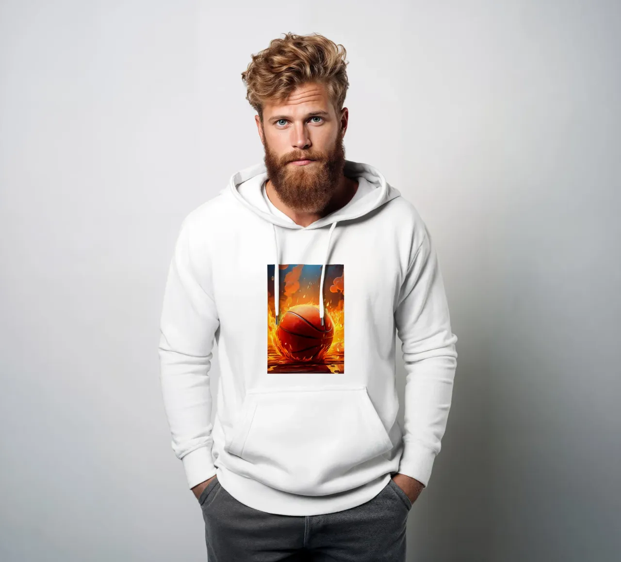 Poster felpa con cappuccio da Mikesell