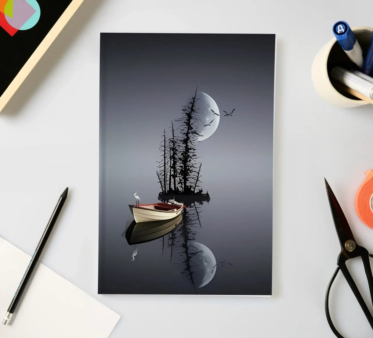 Minimalist Poster 102 notebook by Kadynce