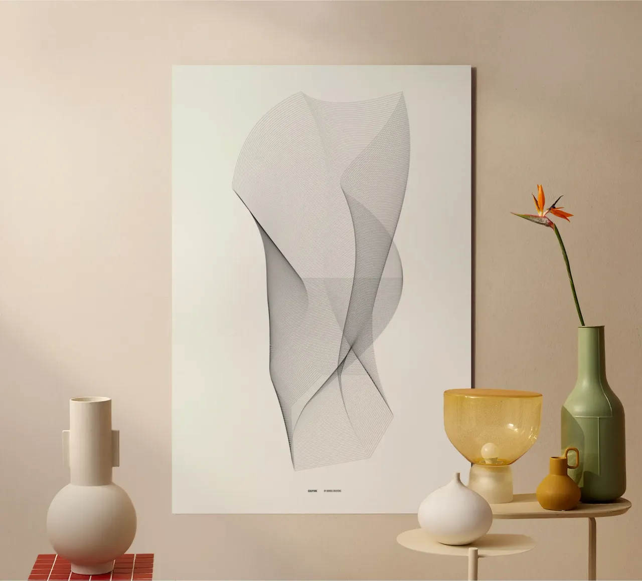 Sculpture alu-dibond by Nordic Creators