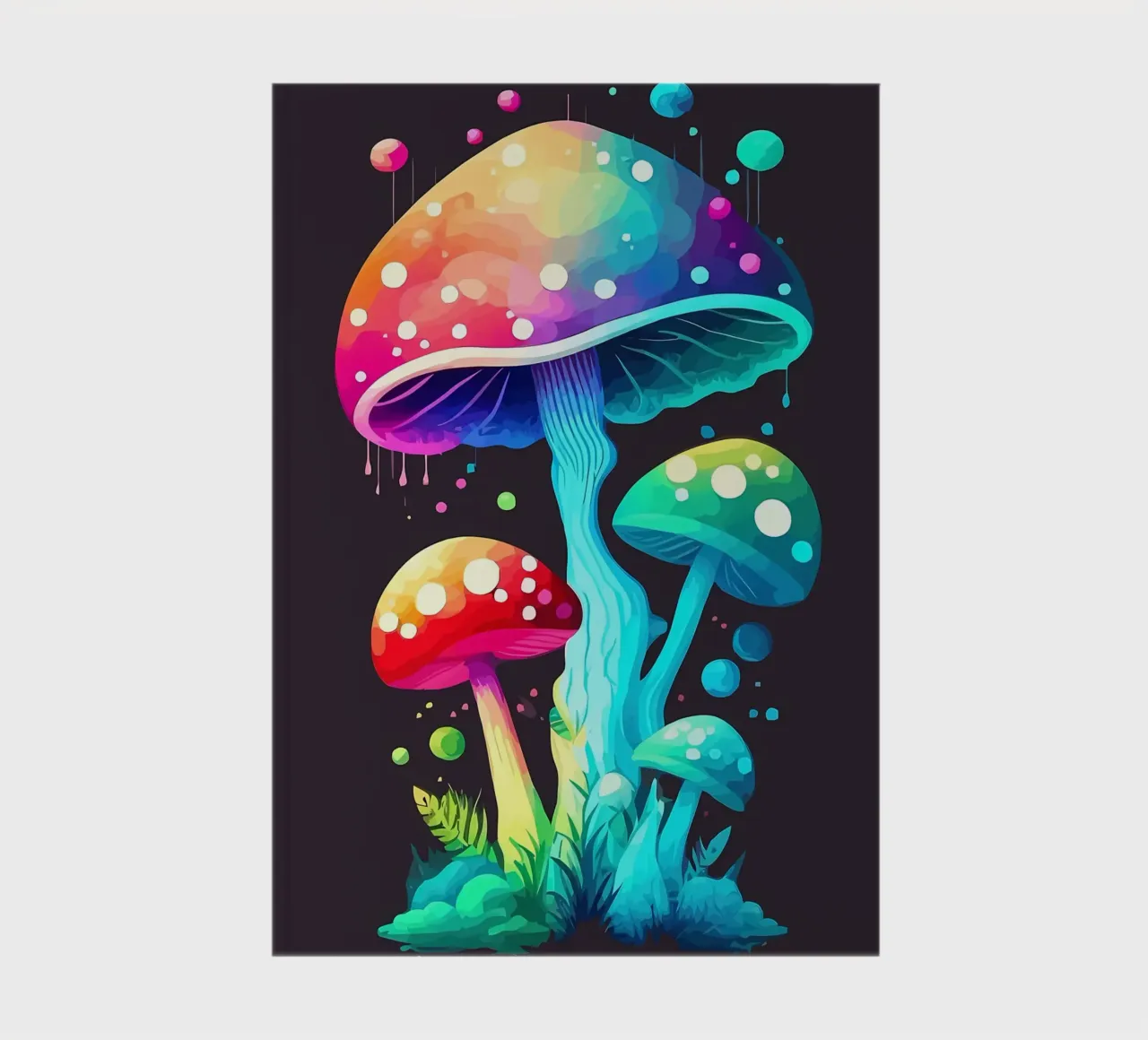 psychedelic mushrooms notebook by Delaplane