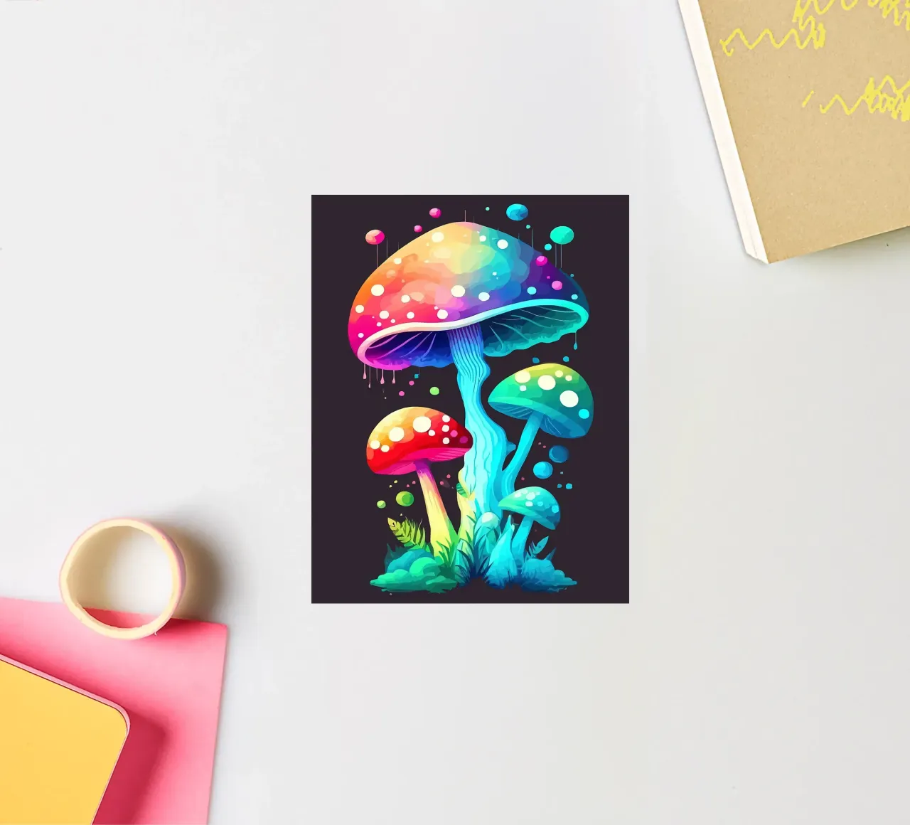 psychedelic mushrooms sticker by Delaplane