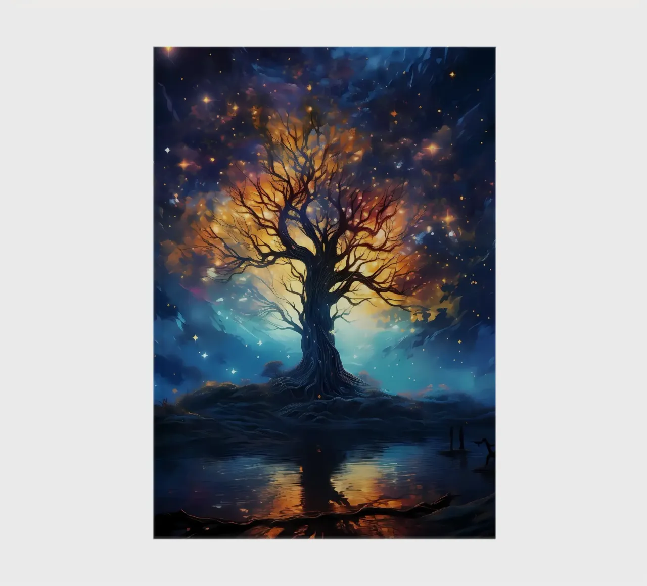 Cosmic Tree of Life notebook by Mikesell