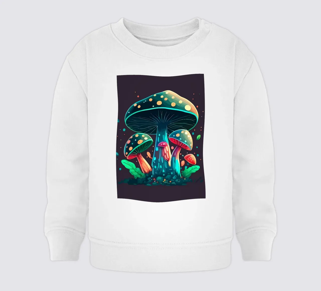 mushroom baby sweatshirt by Delaplane