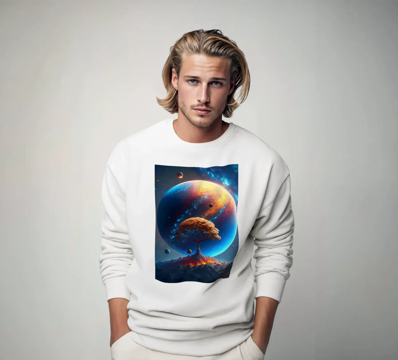 Cosmic Tree of Life sweatshirt by Mikesell