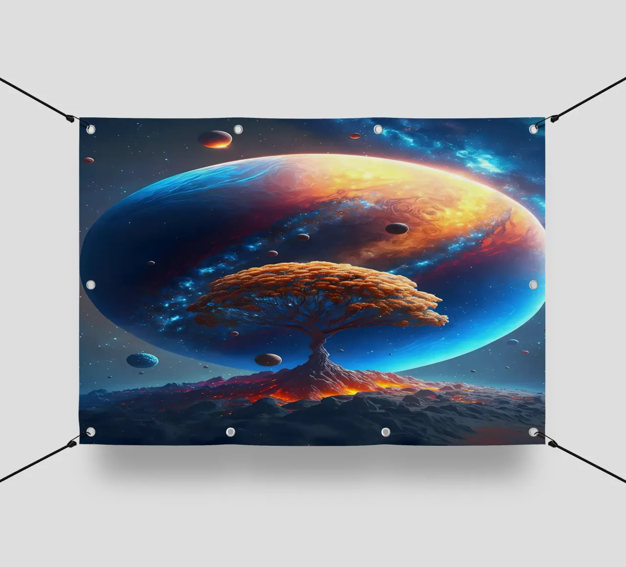 Albero cosmico della vita telo in pvc da Mikesell