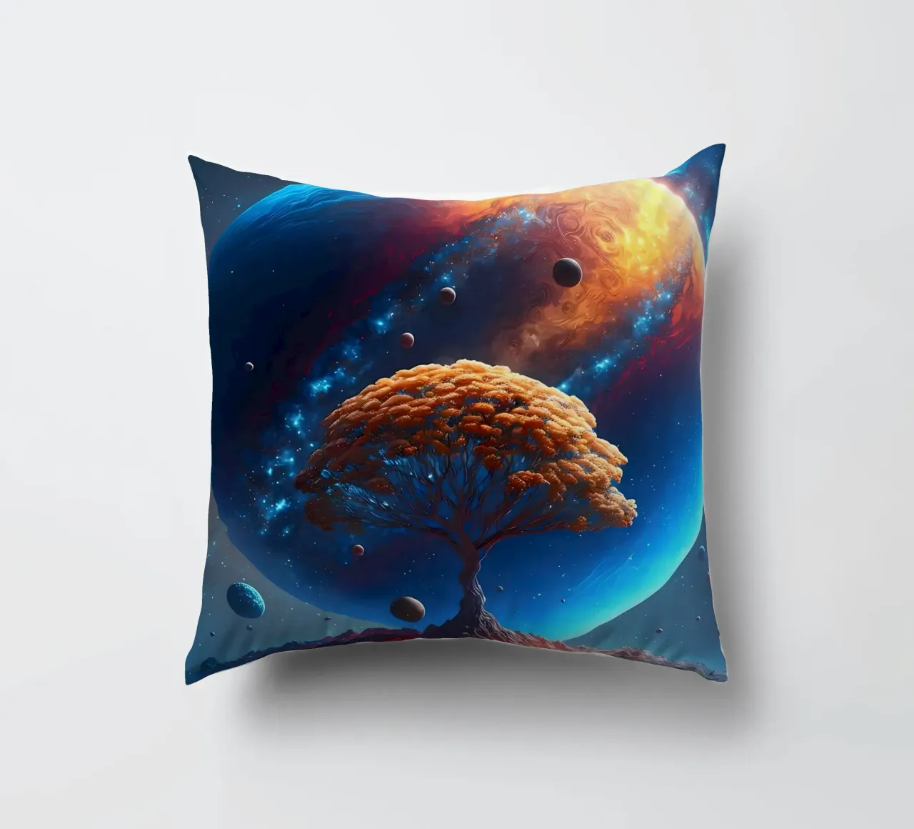 Albero cosmico della vita cuscino da Mikesell