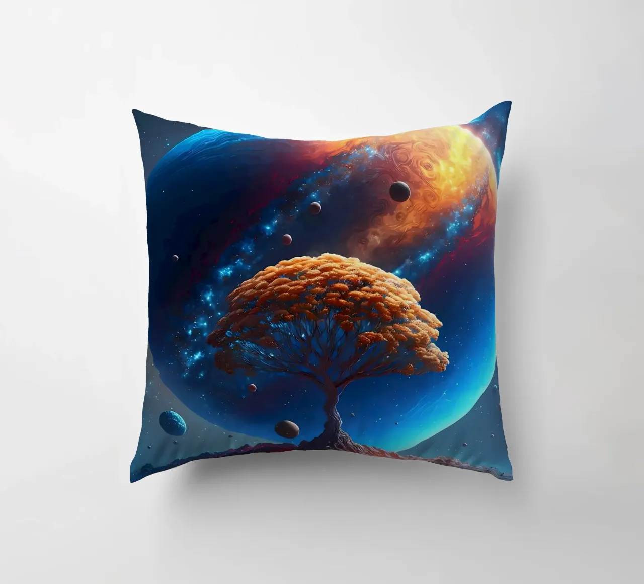 Albero cosmico della vita cuscino da Mikesell