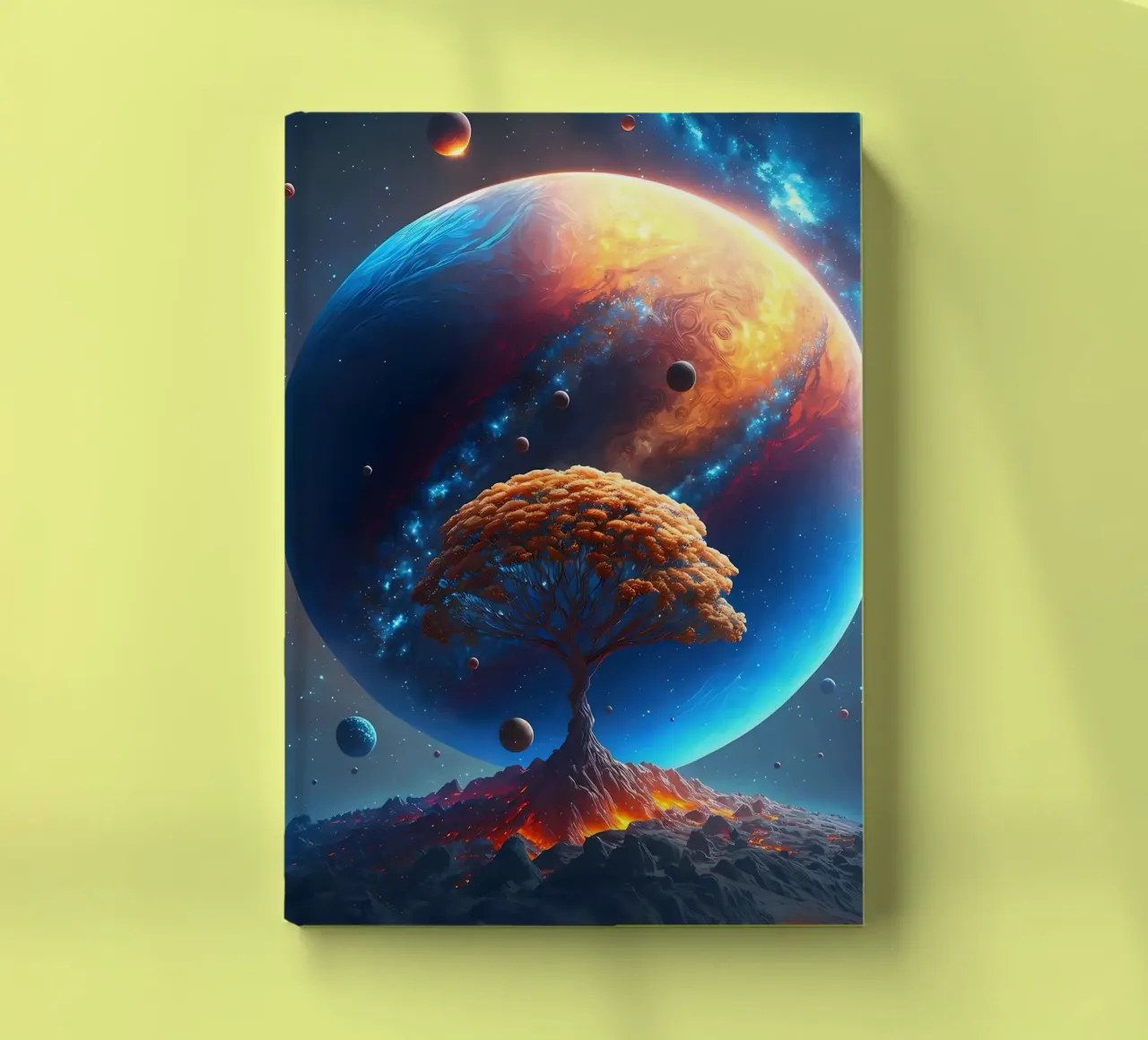 Cosmic Tree of Life notebook by Mikesell