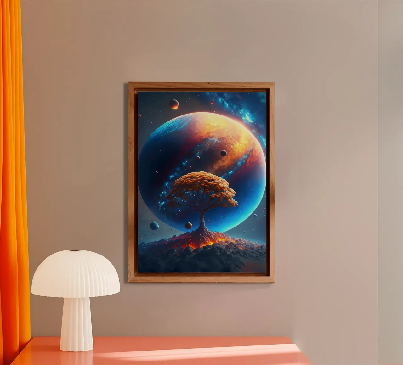 Albero cosmico della vita alluminio dibond da Mikesell